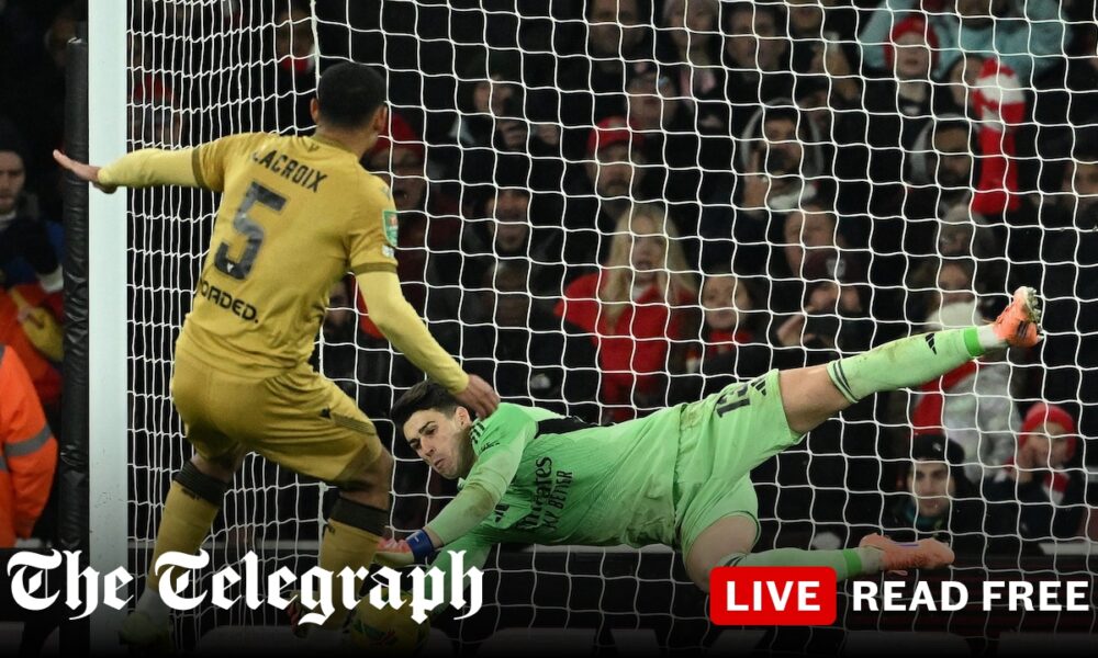 Arsenal prevail on penalties against gutsy Crystal Palace to reach League Cup semi-finals