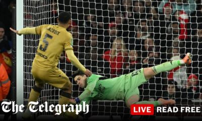 Arsenal prevail on penalties against gutsy Crystal Palace to reach League Cup semi-finals