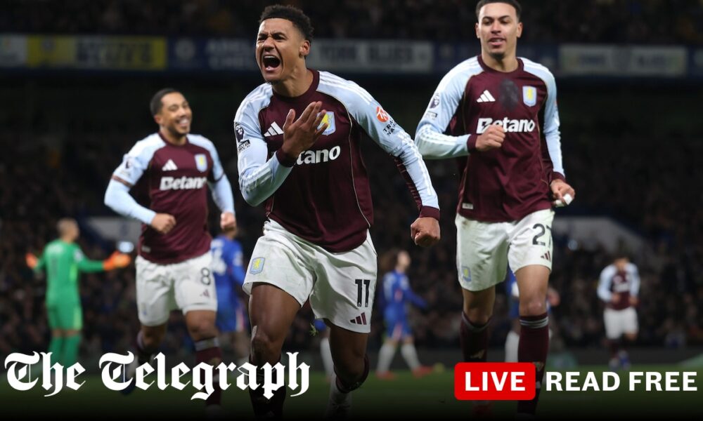 Aston Villa have summit in sight after Watkins double seals victory at Chelsea