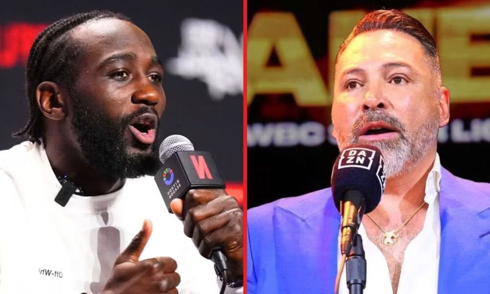 Terence Crawford hits back at Oscar De La Hoya after he named the one man who would KO him