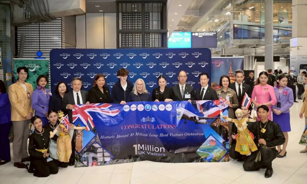 Thailand Celebrates Milestone with One-Millionth UK Visitor as Long-Haul Arrivals Reach Record High