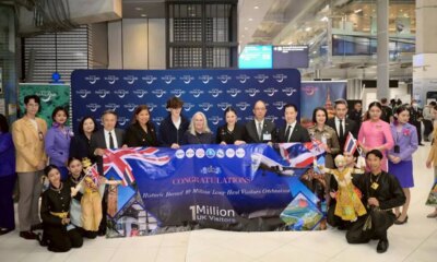 Thailand Celebrates Milestone with One-Millionth UK Visitor as Long-Haul Arrivals Reach Record High