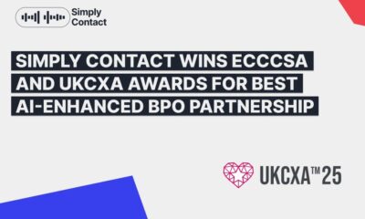 Simply Contact wins awards for best AI-enhanced outsourcing partnership