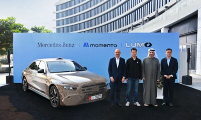 UAE robotaxi abu dhabi Mercedes Lumo momenta