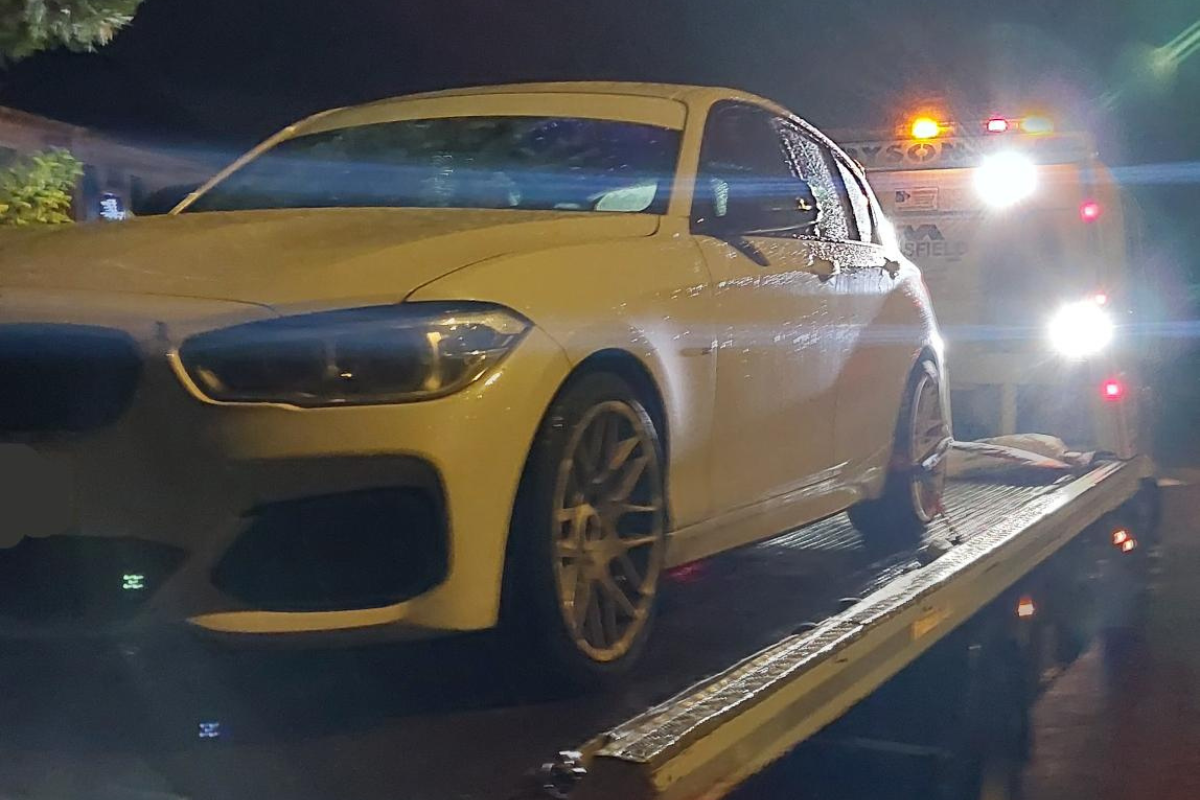 BMW linked drifting and dangerous driving at car meet seized by Hampshire police out of county