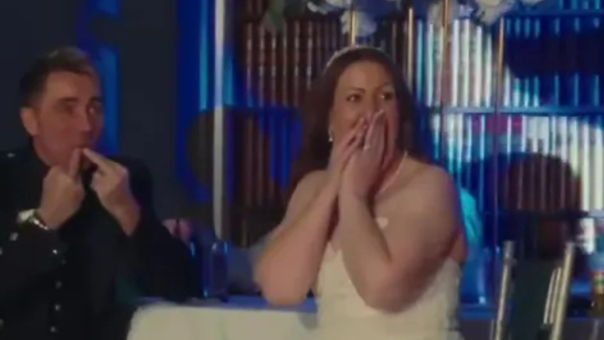 Chart-topping singer gatecrashed our wedding