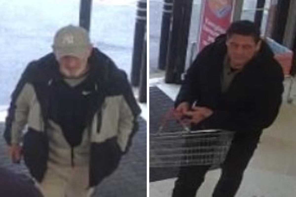 Police hunt two men after booze stolen from Bishops Waltham Sainsbury's in broad daylight