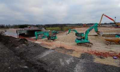 See all the work undertaken to demolish and renovate part the M27 so far with "rapid progress" being made