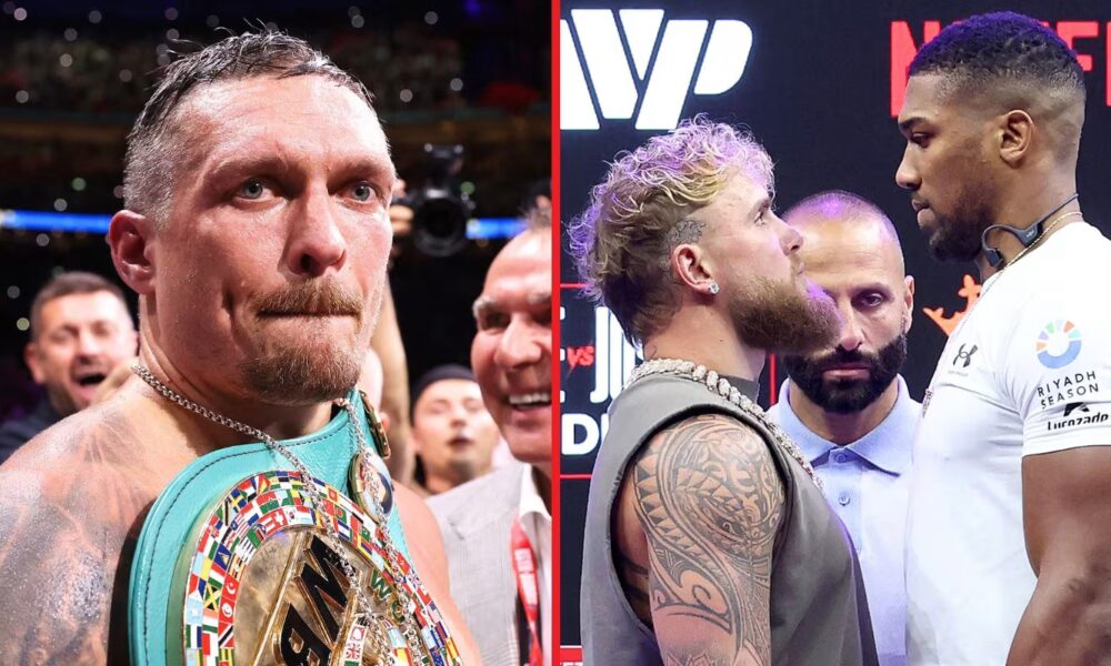 Oleksandr Usyk sums up Anthony Joshua vs Jake Paul fight perfectly