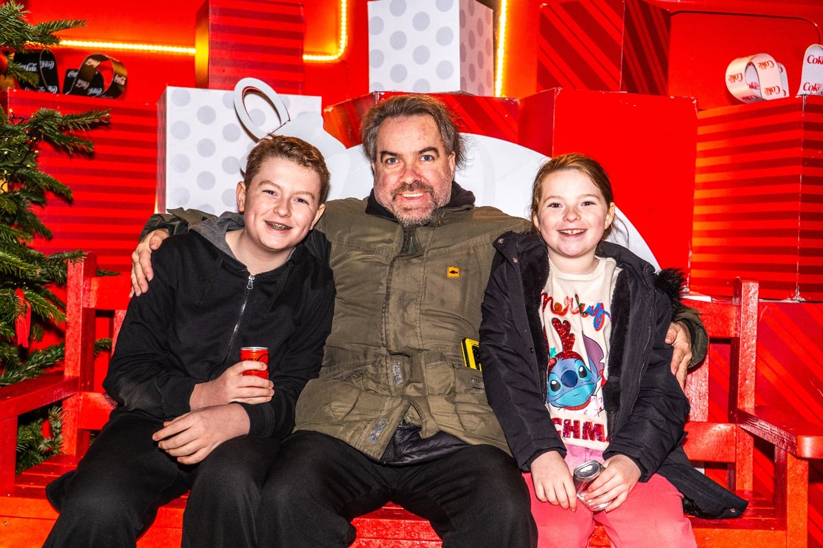 Magical festive moments as iconic Coca-Cola Christmas truck rolls into Gunwharf - in pictures