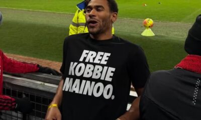 Man United’s Mainoo’s brother wears ‘Free Kobbie’ t-shirt at Old Trafford in message to Ruben Amorim