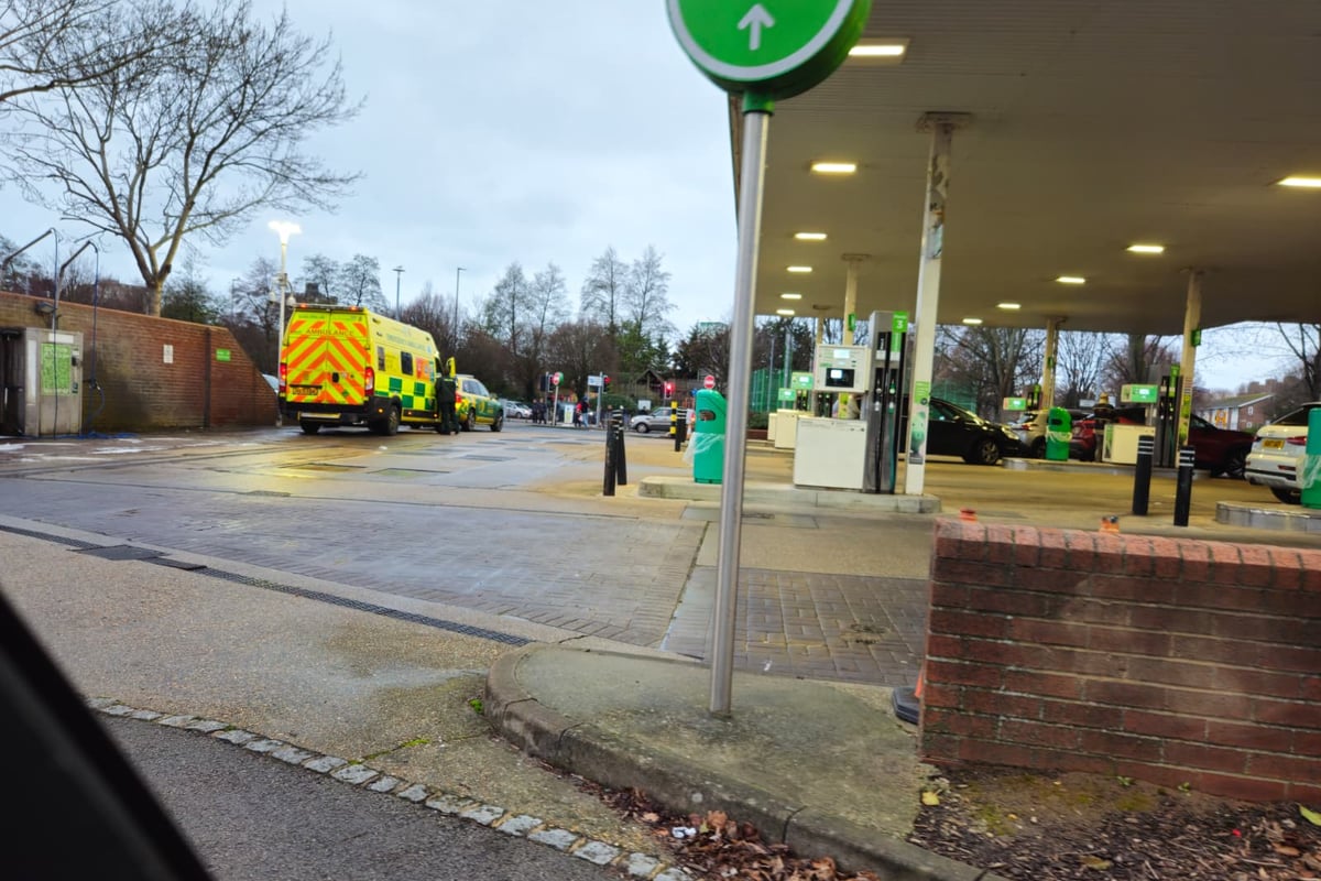 Pedestrian rushed to hospital after being hit by a car in Fratton