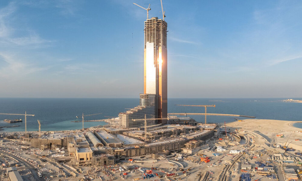 Wynn Al Marjan Tower Reaches Peak Height
