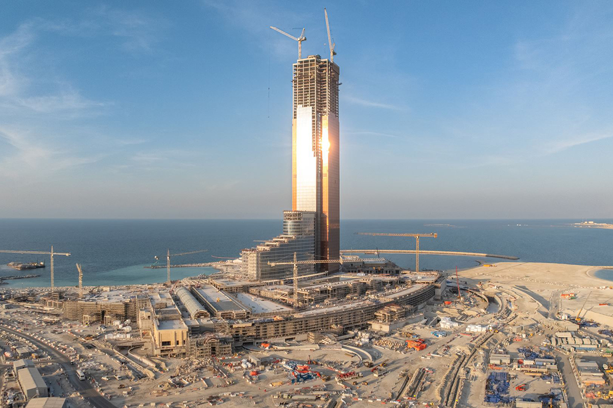 Wynn Al Marjan Tower Reaches Peak Height