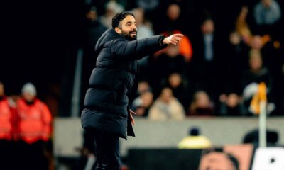 Ruben Amorim reacts to Wolves 1 Man Utd 4 on 8 December 2025