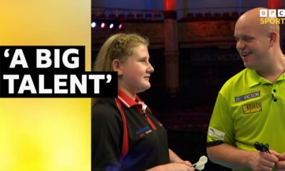 Beau Greaves and Michael van Gerwen