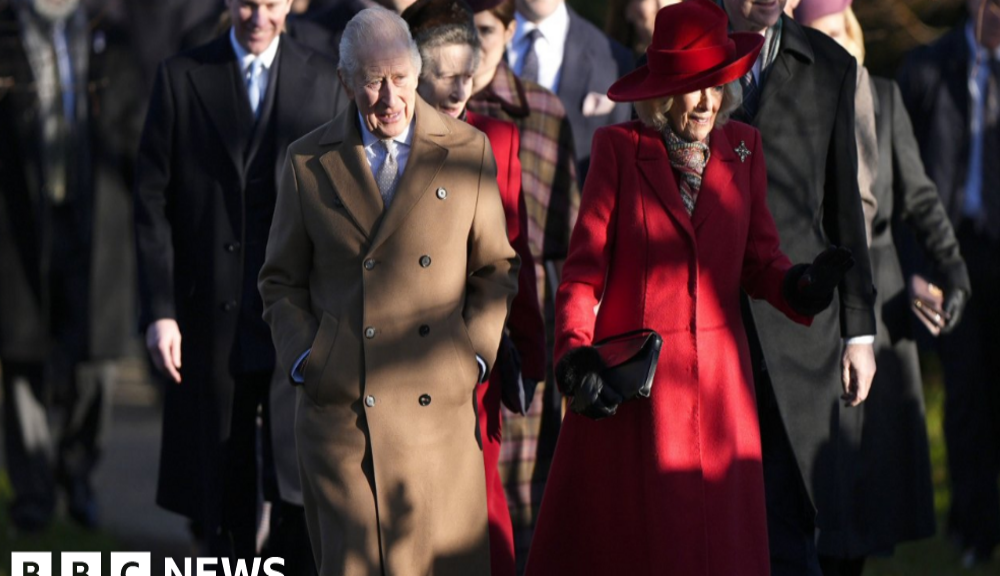 Royal Family gather for Christmas Day service at Sandringham