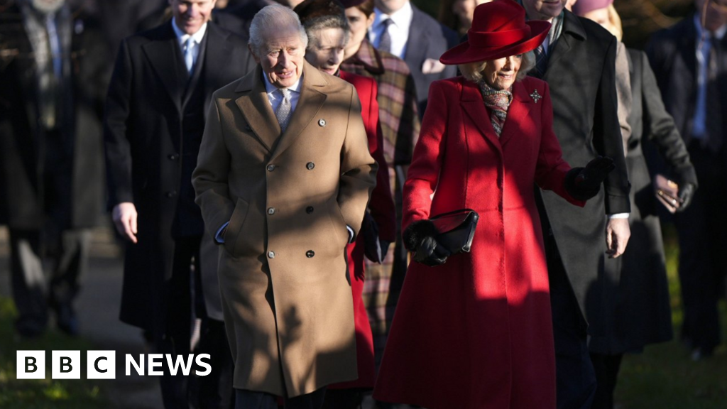 Royal Family gather for Christmas Day service at Sandringham