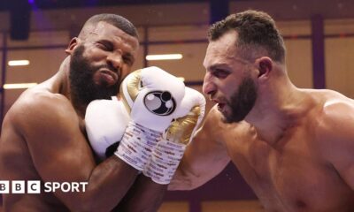 Noel Mikaelian (right) and Badou Jack during their fight May