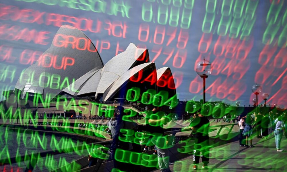 Aussie shares creep lower but strong miners cap losses