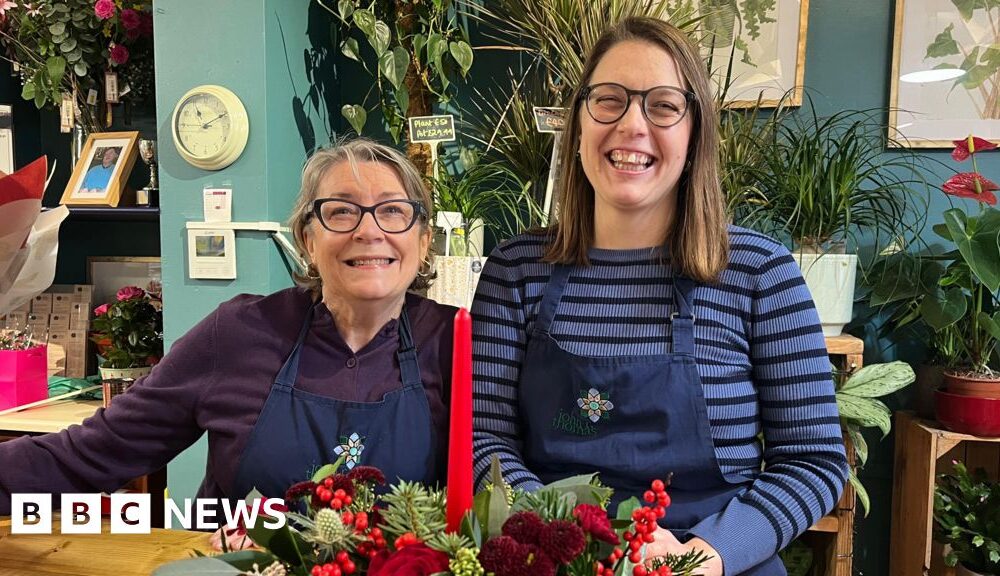 Church Stretton florist says Christmas is busier than Mothers' Day