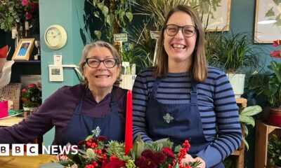 Church Stretton florist says Christmas is busier than Mothers' Day