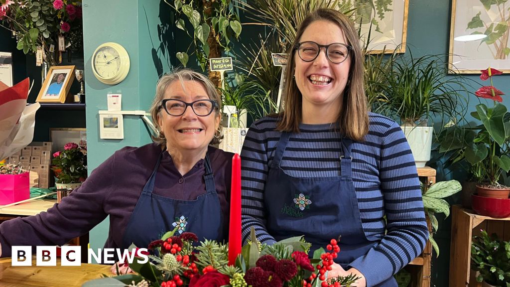 Church Stretton florist says Christmas is busier than Mothers' Day