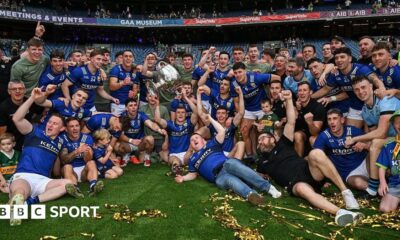 Kerry celebrate their All-Ireland football title win