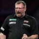 James Wade celebrates