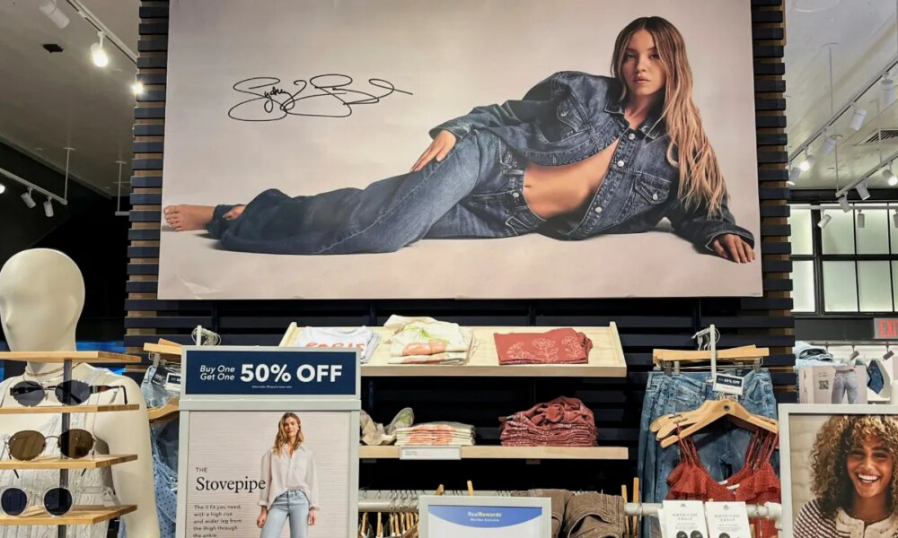 American Eagle boosts sales forecast after Sydney Sweeney campaign