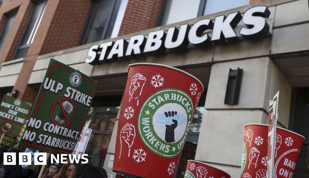 Starbucks workers and unions in 10 countries to protest in support of US baristas