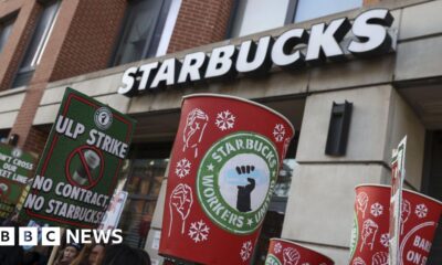 Starbucks workers and unions in 10 countries to protest in support of US baristas