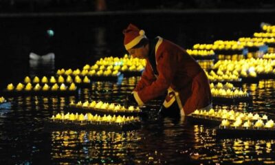 Touching Rowans Hospice 'Lake of Lights' service returns to Canoe Lake in a gorgeous act of remembrance