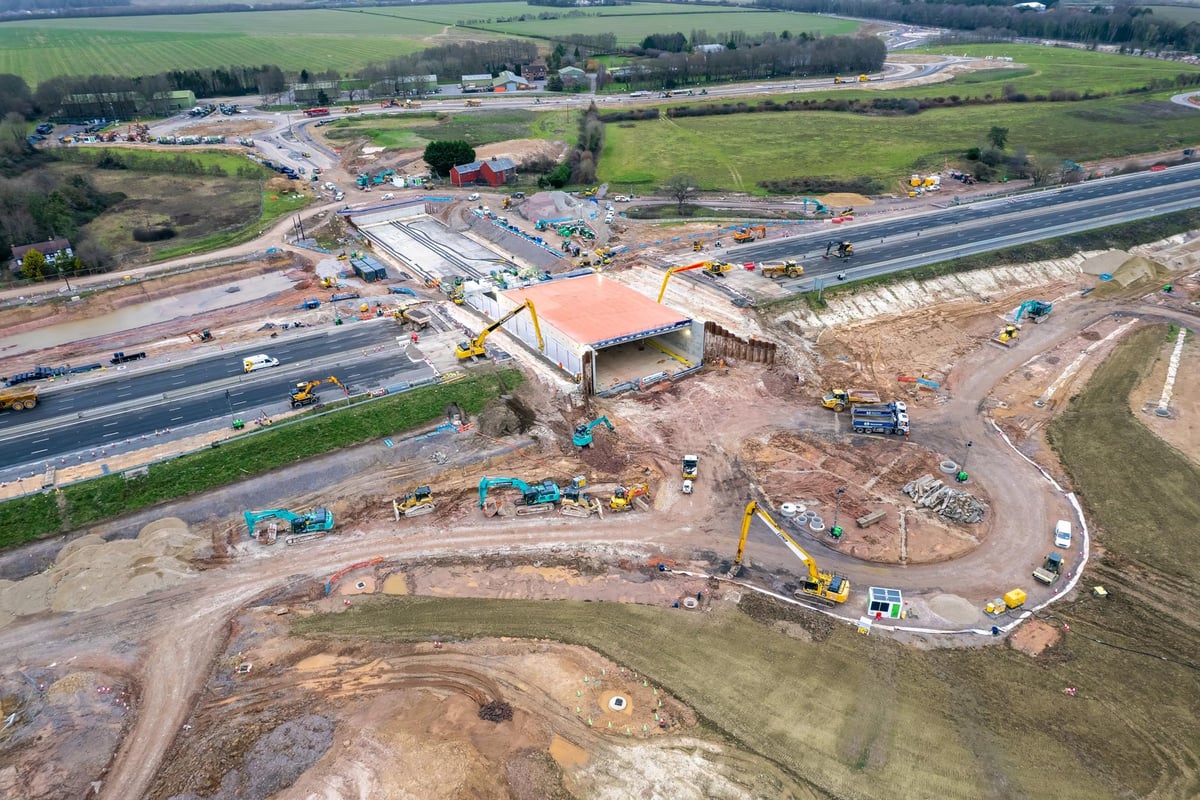 WATCH: Latest scenes from huge M27 upgrade scheme