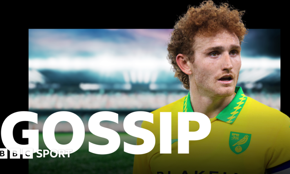 Josh Sargent on a BBC Sport gossip template