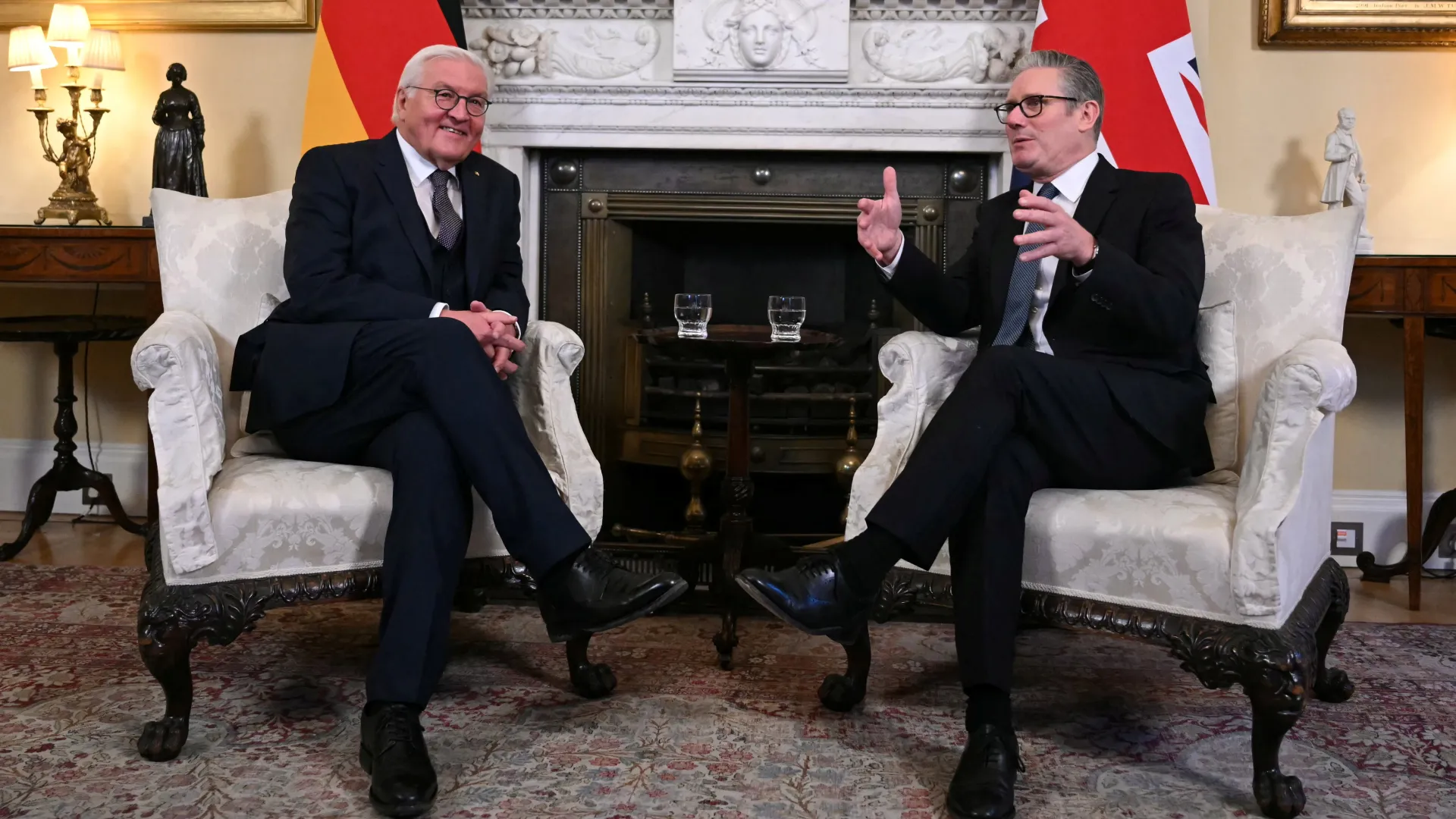 Sir Keir Starmer denies he's betraying Brexit as he welcomes German president Frank-Walter Steinmeier