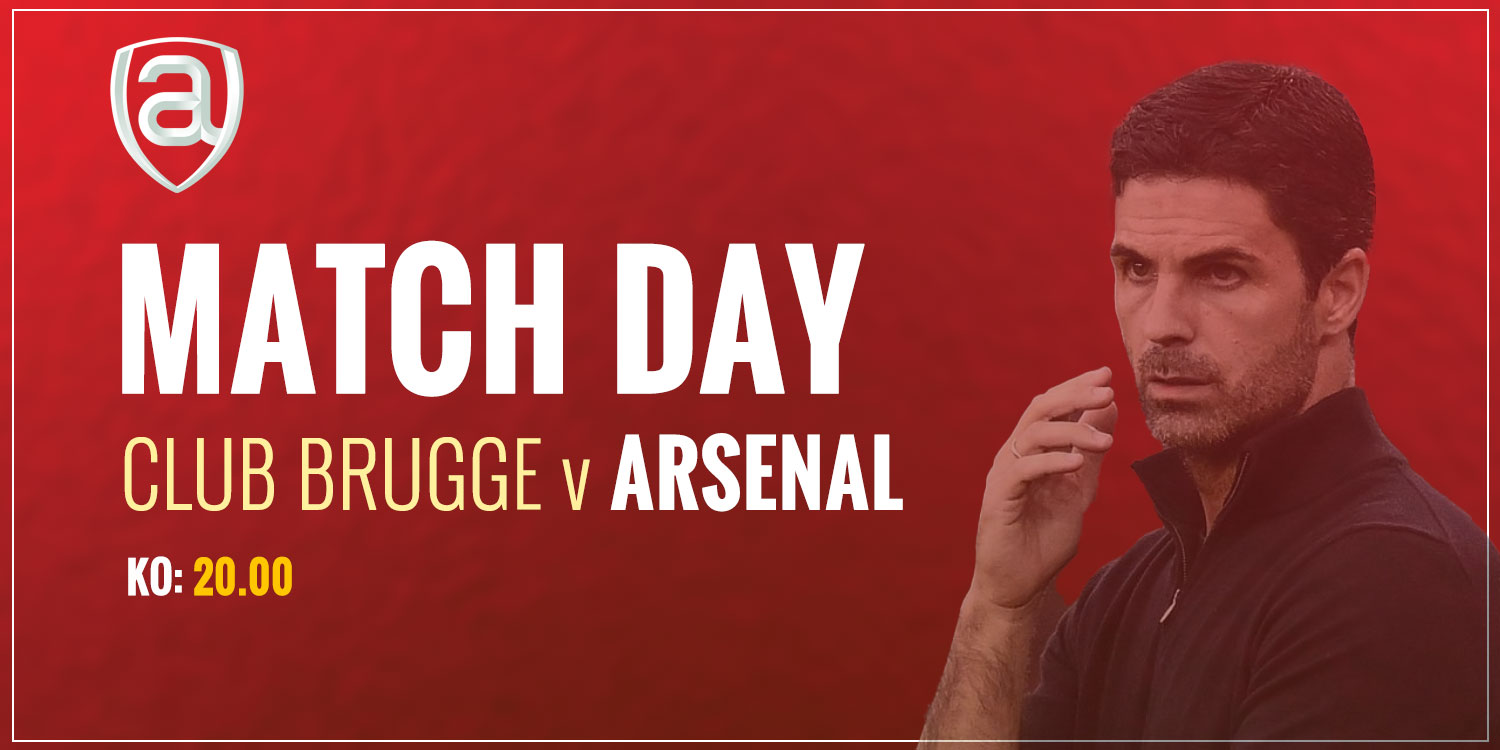 Gunners looking to bounce back in Bruges