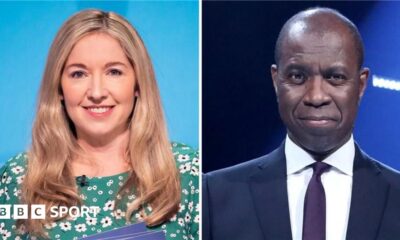 Victoria Coren Mitchell and Clive Myrie