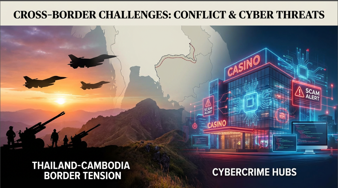 Thailand Shifts Focus on Border Disputes, Targeting Cybercrime Syndicates