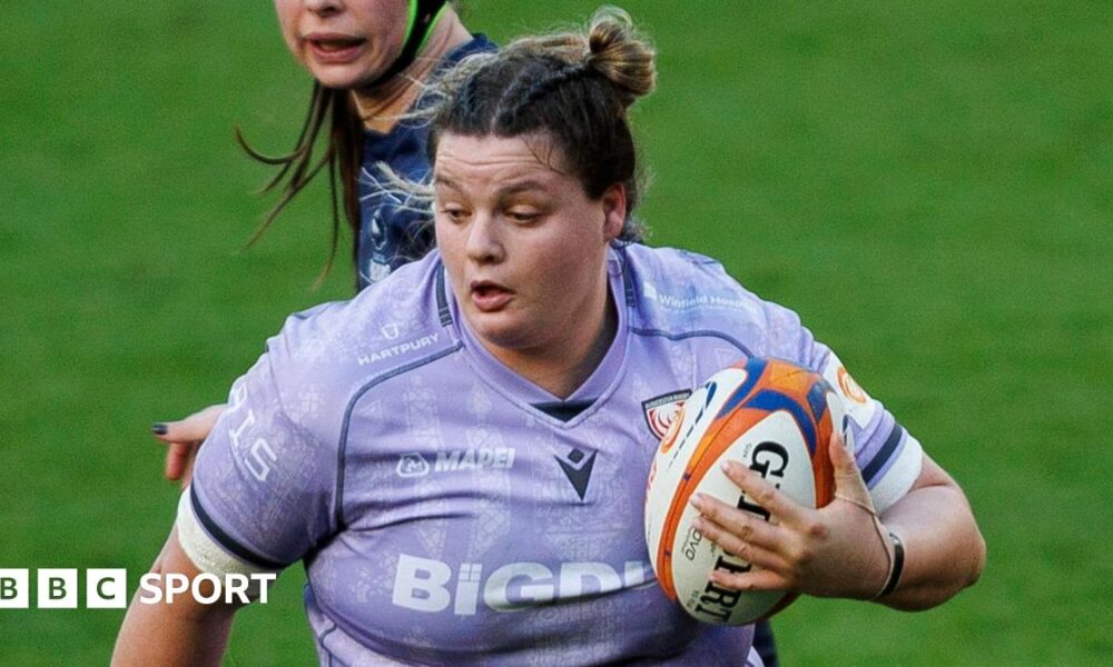 Sarah Beckett playing for Gloucester-Hartpury