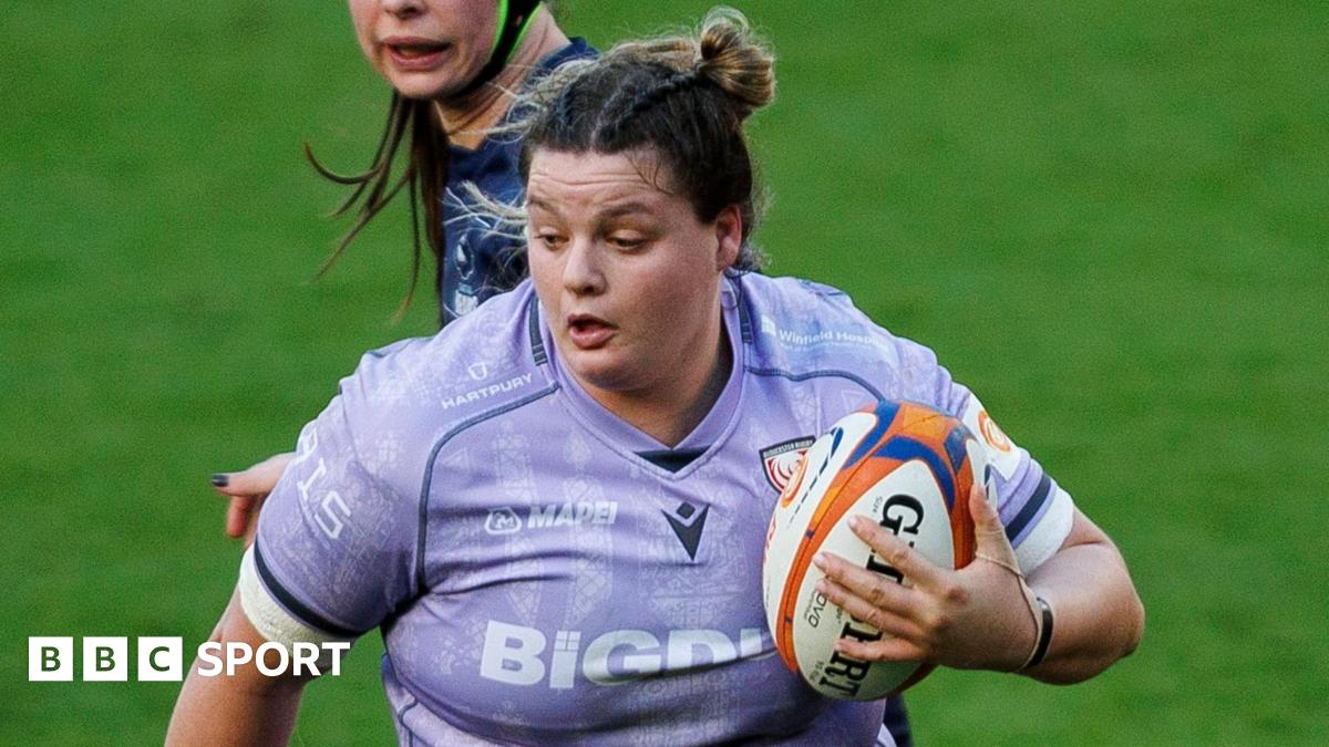 Sarah Beckett playing for Gloucester-Hartpury