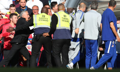 ROME, ITALY - JULY 14: SS Lazio head coach Maurizio Sarri and SS Lazio second coach Marco Ianni during the SS Lazio traning session at the Formello sport centre on July 14, 2025 in Rome, Italy. (Photo by Marco Rosi - SS Lazio/Getty Images)