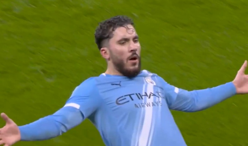 Rayan Cherki's stunning goal as Manchester City book Carabao Cup semifinal spot (Video)