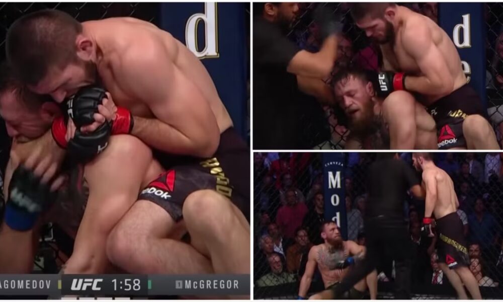 What Notorious Said While Being Submitted at UFC 229