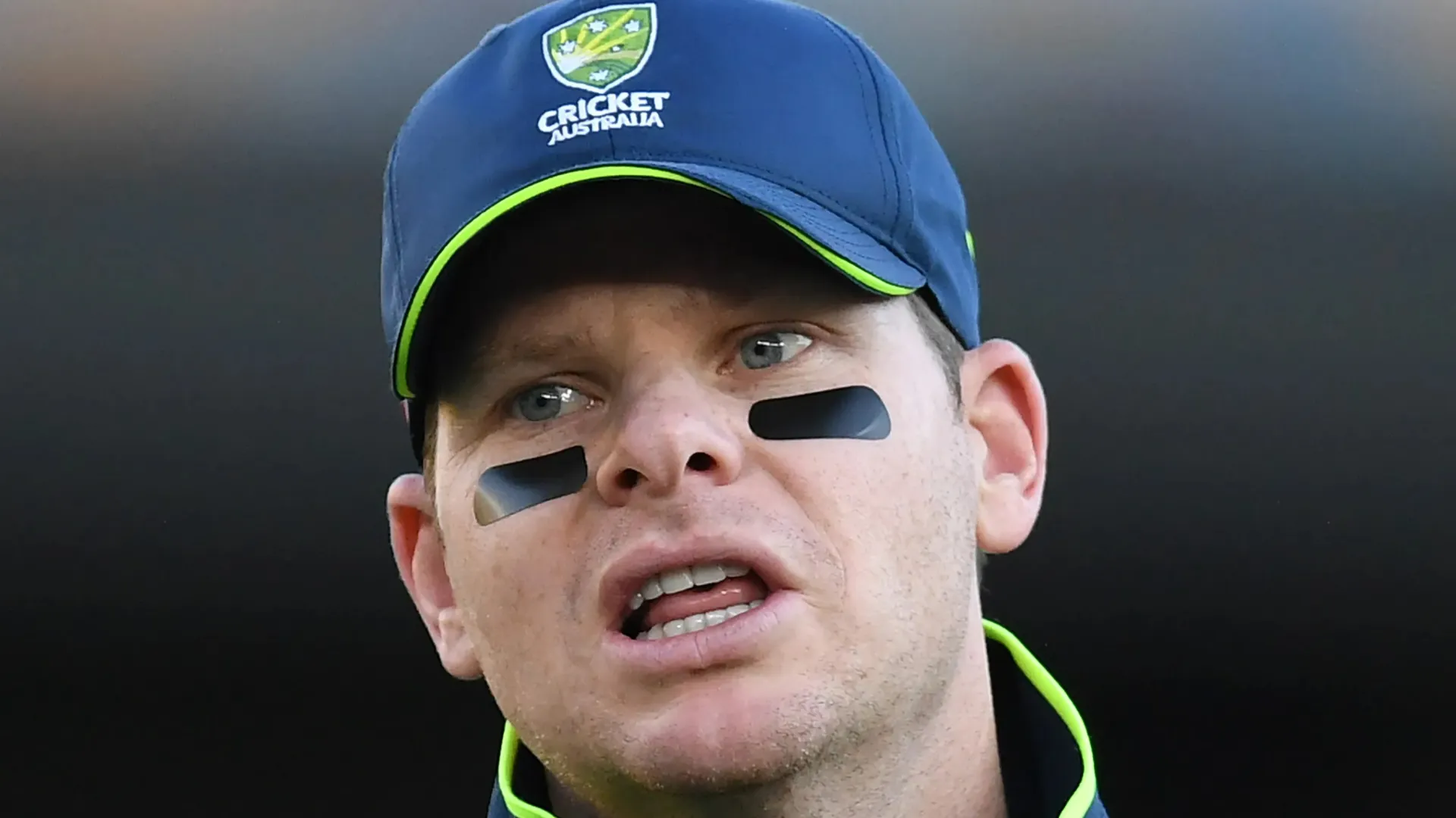 Why is Steve Smith wearing black tape under his eyes during the Ashes?