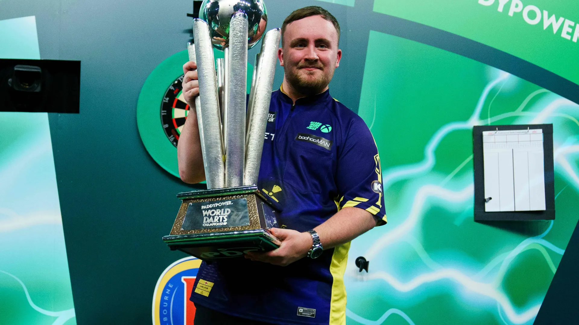 Luke Littler on course to face his biggest threat for World Darts Championship glory despite 'incredibly fortunate draw'