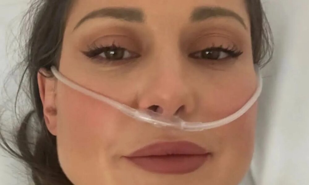 Louise Thompson forced to spend Christmas Eve in hospital amid ongoing health battle as she thanks the NHS