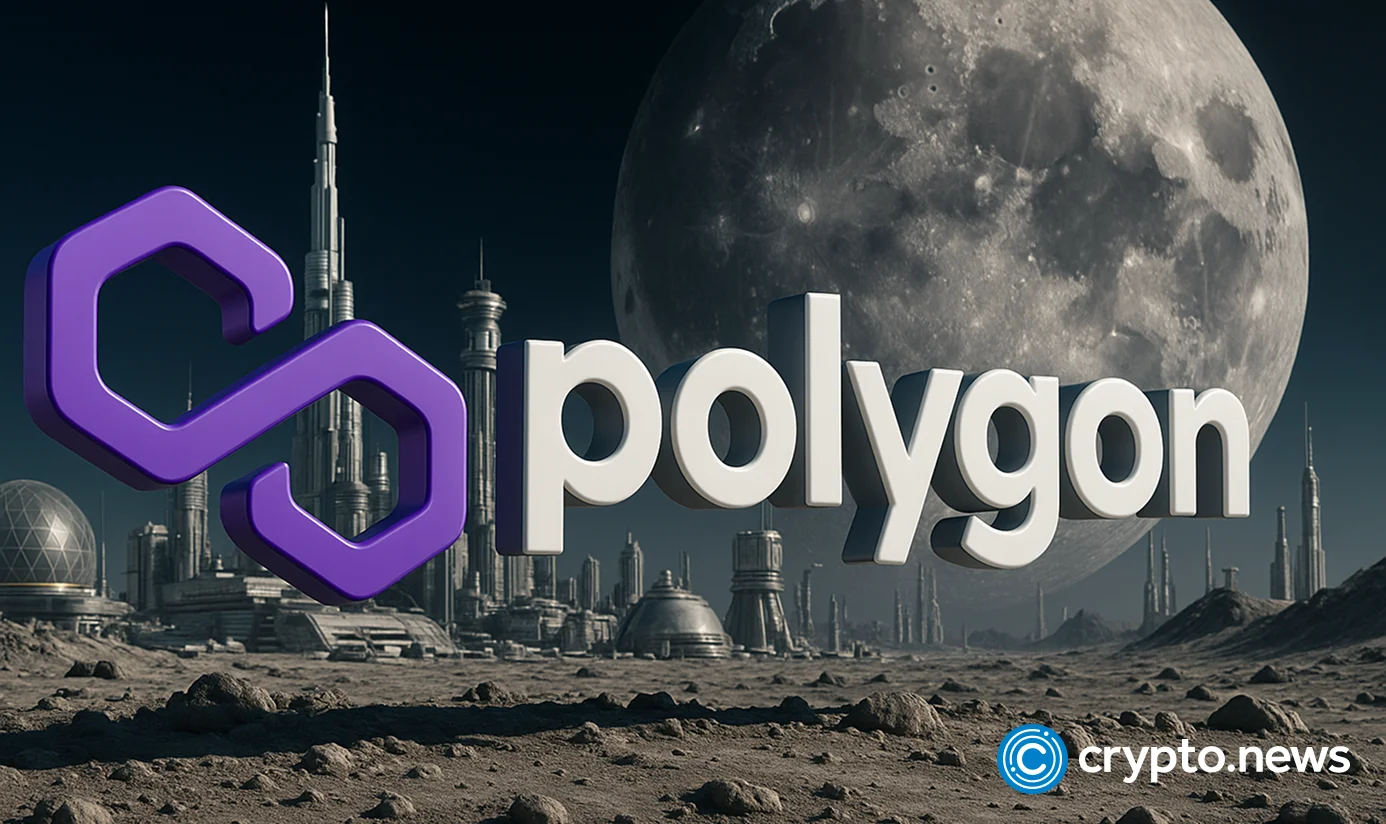 Polygon price in bullish pattern, transaction addresses jump