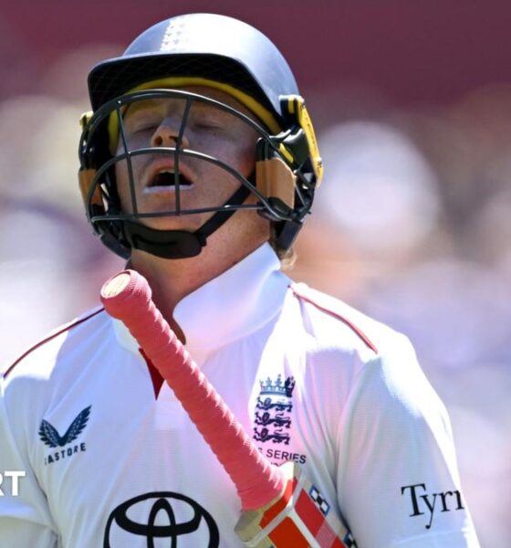 Australia's Nathan Lyon celebrates a wicket in the third Ashes Test in Adelaide