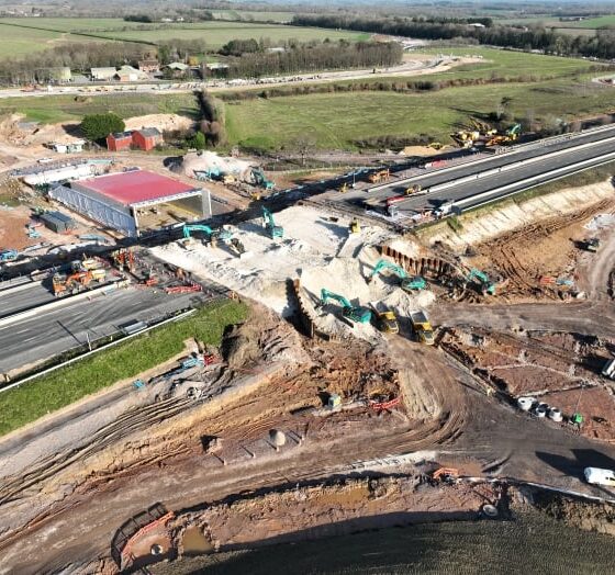 Huge progress in the demolition of part of the M27 as part of a major junction upgrade